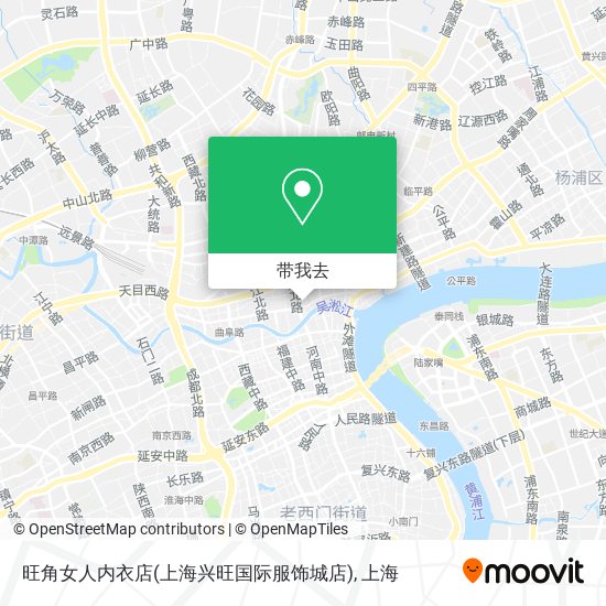 旺角女人内衣店(上海兴旺国际服饰城店)地图