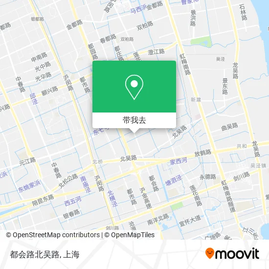 都会路北吴路地图