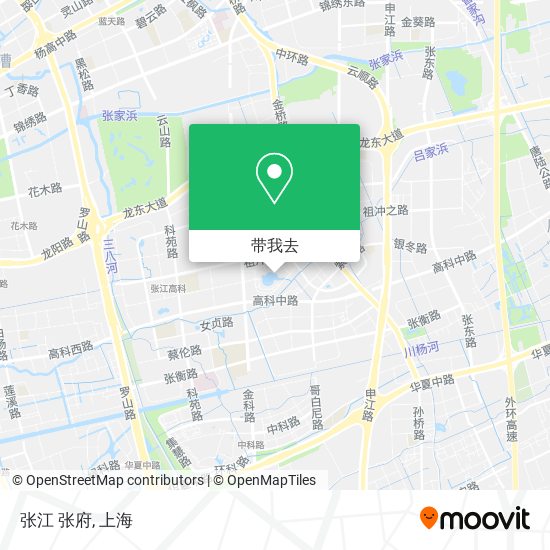 张江 张府地图