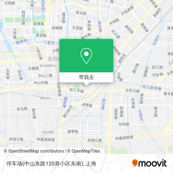 停车场(中山东路120弄小区东南)地图