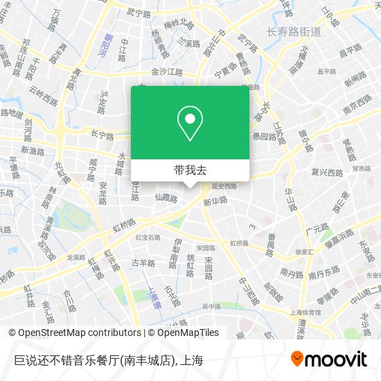 巨说还不错音乐餐厅(南丰城店)地图