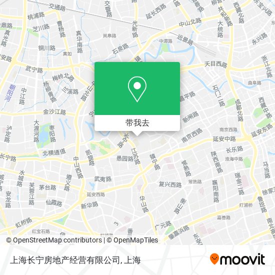 上海长宁房地产经营有限公司地图