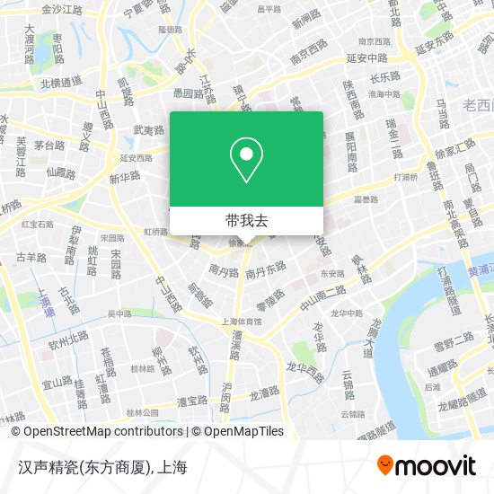 汉声精瓷(东方商厦)地图