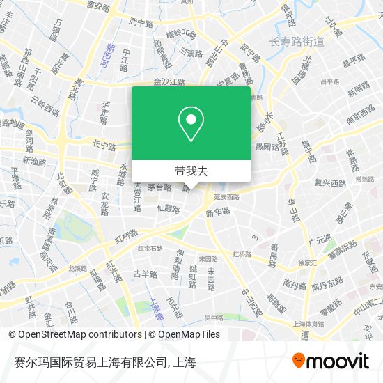 赛尔玛国际贸易上海有限公司地图