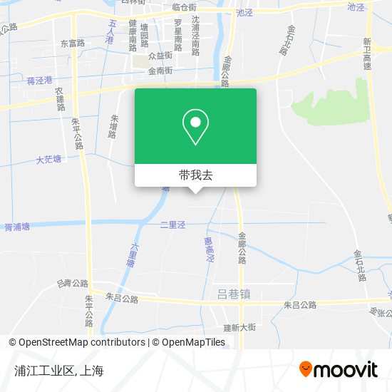 浦江工业区地图