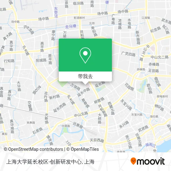 上海大学延长校区-创新研发中心地图