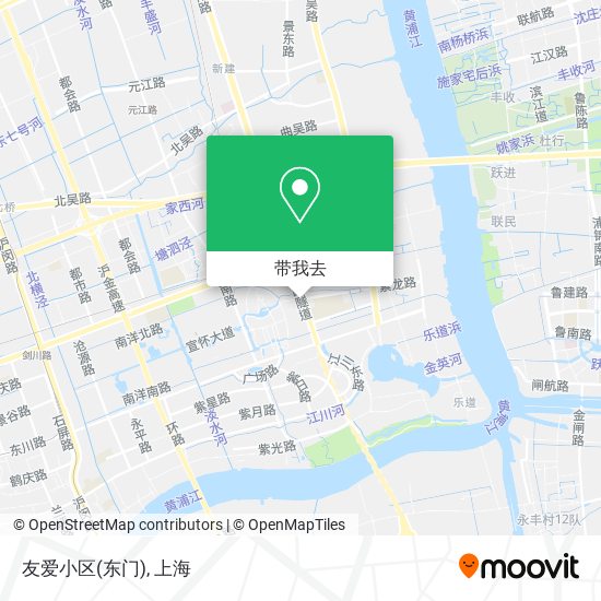 友爱小区(东门)地图