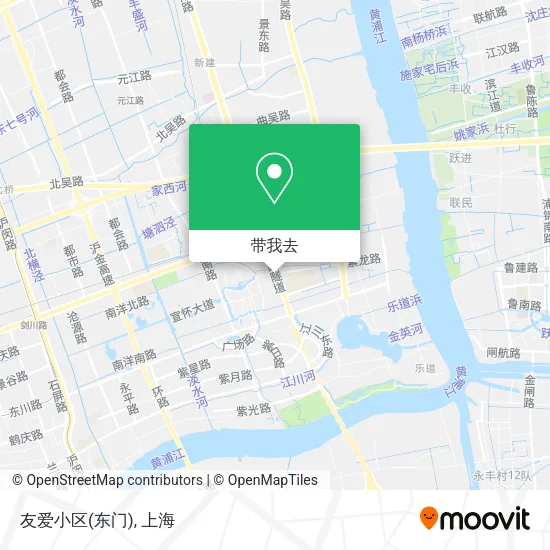 友爱小区(东门)地图