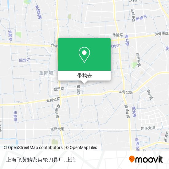 上海飞黄精密齿轮刀具厂地图
