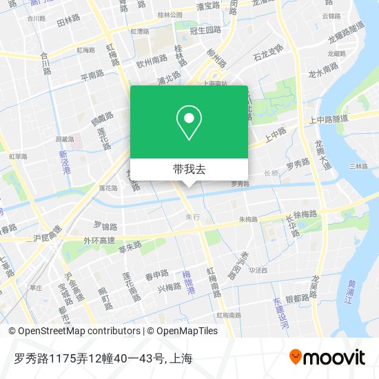罗秀路1175弄12幢40一43号地图