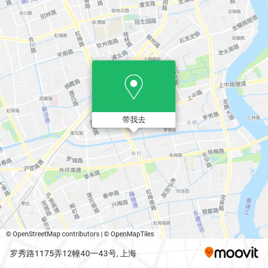 罗秀路1175弄12幢40一43号地图