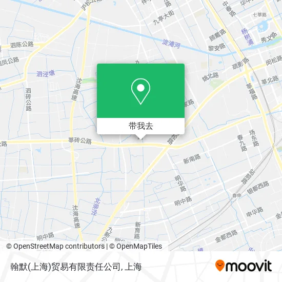 翰默(上海)贸易有限责任公司地图