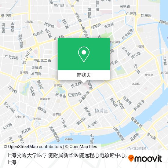 上海交通大学医学院附属新华医院远程心电诊断中心地图