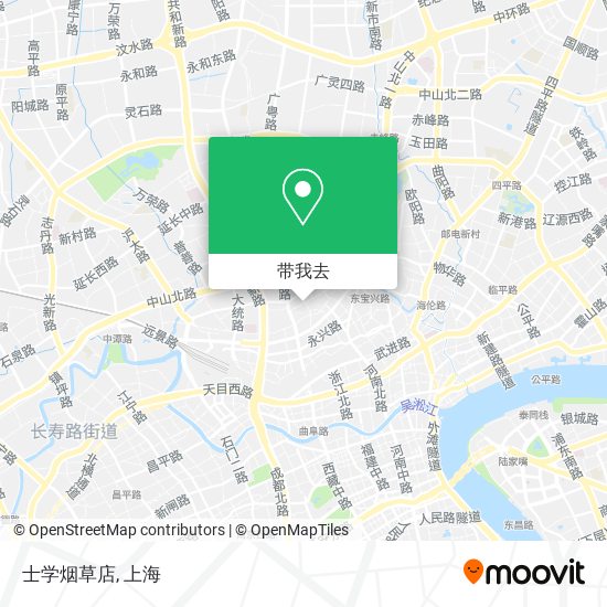 士学烟草店地图