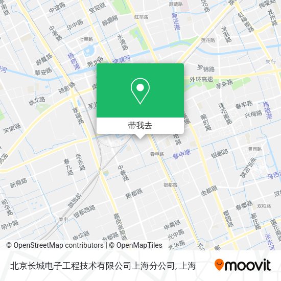 北京长城电子工程技术有限公司上海分公司地图