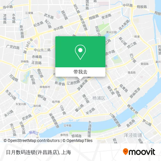 日月数码连锁(许昌路店)地图