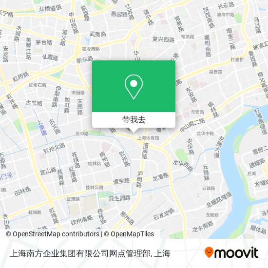 上海南方企业集团有限公司网点管理部地图