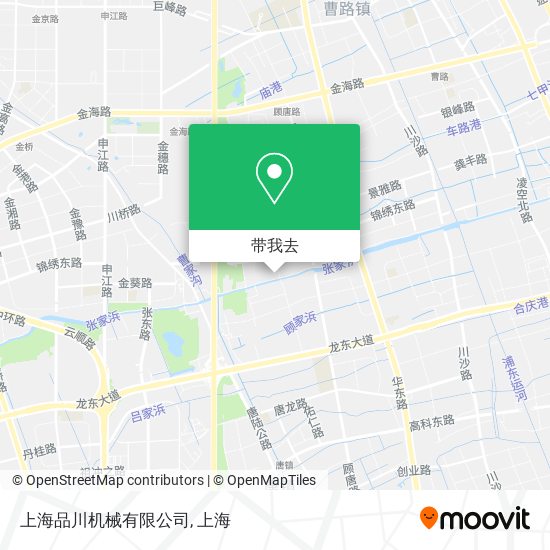 上海品川机械有限公司地图