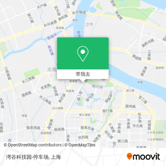 湾谷科技园-停车场地图