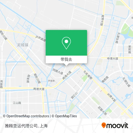 雅顾货运代理公司地图