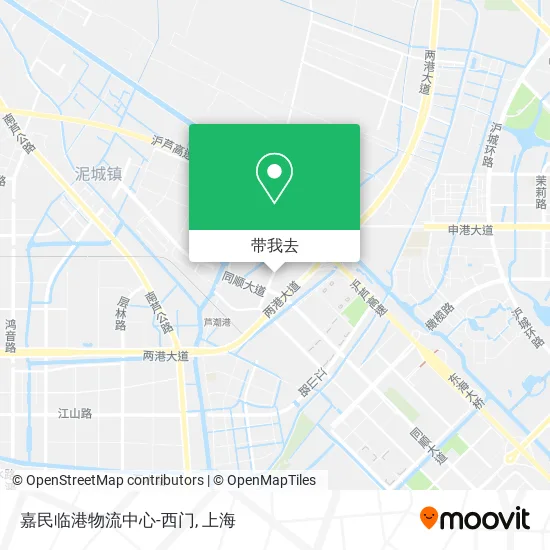 嘉民临港物流中心-西门地图