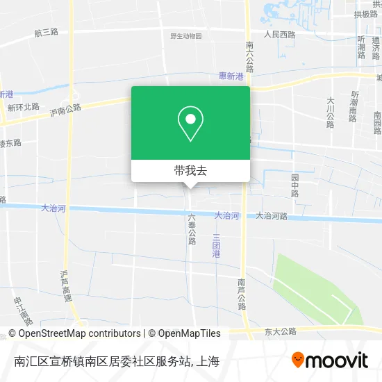 南汇区宣桥镇南区居委社区服务站地图