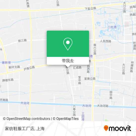 家纺鞋服工厂店地图
