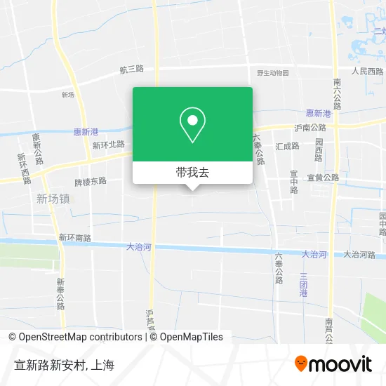 宣新路新安村地图