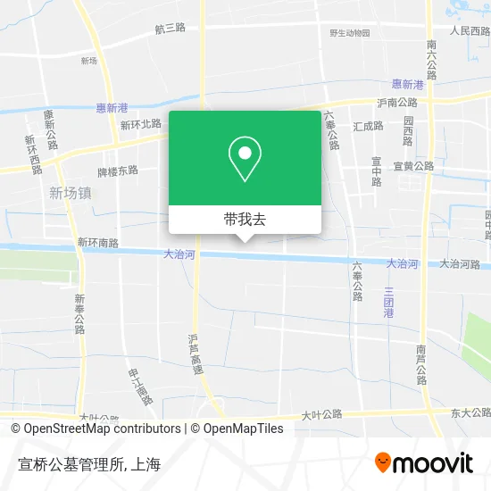 宣桥公墓管理所地图