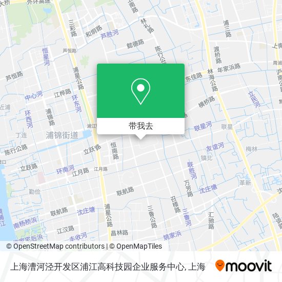 上海漕河泾开发区浦江高科技园企业服务中心地图