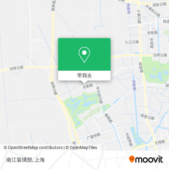 南江装璜部地图