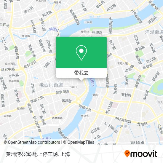 黄埔湾公寓-地上停车场地图