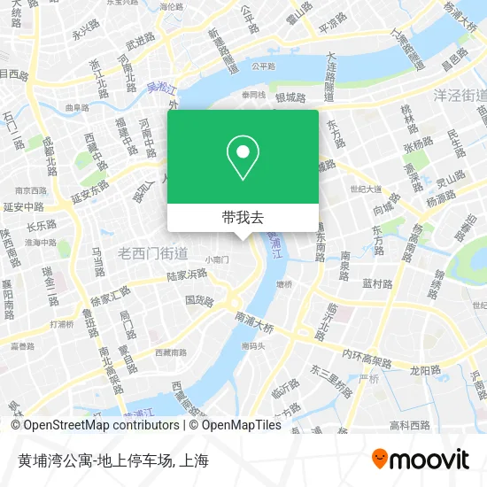 黄埔湾公寓-地上停车场地图