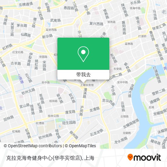 克拉克海奇健身中心(华亭宾馆店)地图