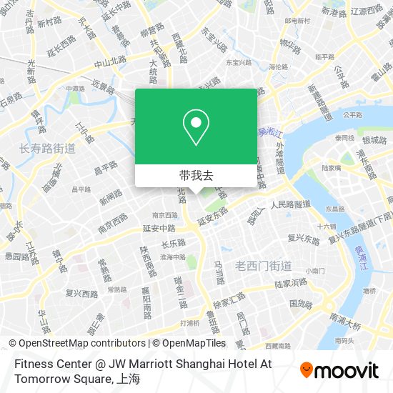 Fitness Center @ JW Marriott Shanghai Hotel At Tomorrow Square地图