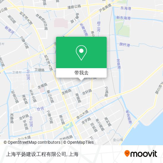 上海平扬建设工程有限公司地图