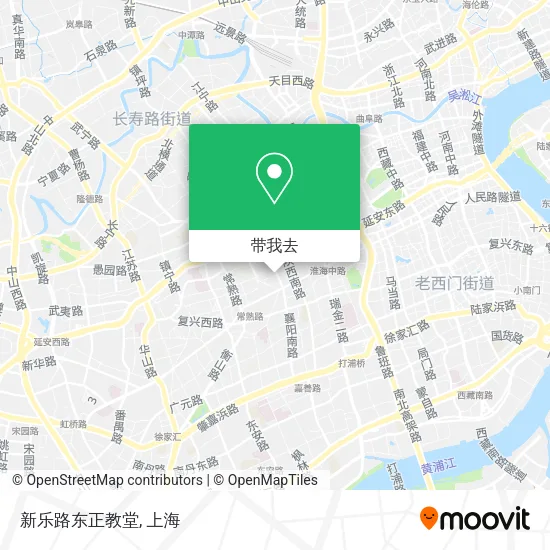新乐路东正教堂地图