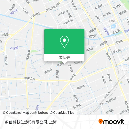 条信科技(上海)有限公司地图
