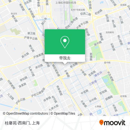 桂馨苑-西南门地图