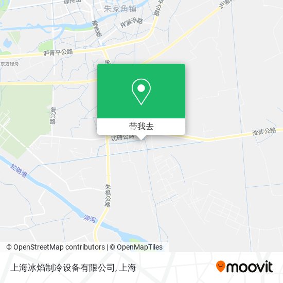 上海冰焰制冷设备有限公司地图