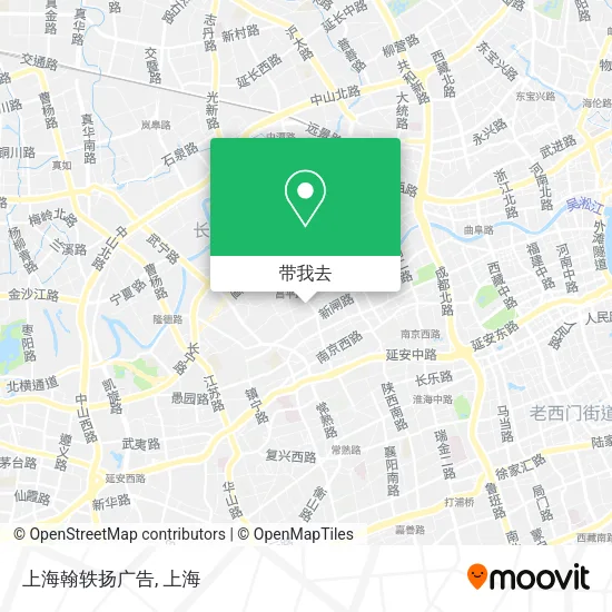上海翰轶扬广告地图
