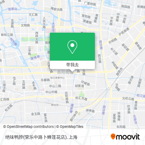 绝味鸭脖(荣乐中路卜蜂莲花店)地图