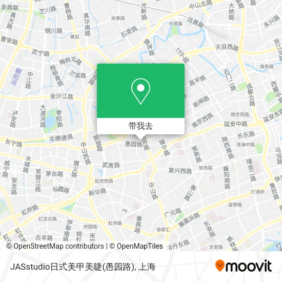 JASstudio日式美甲美睫(愚园路)地图