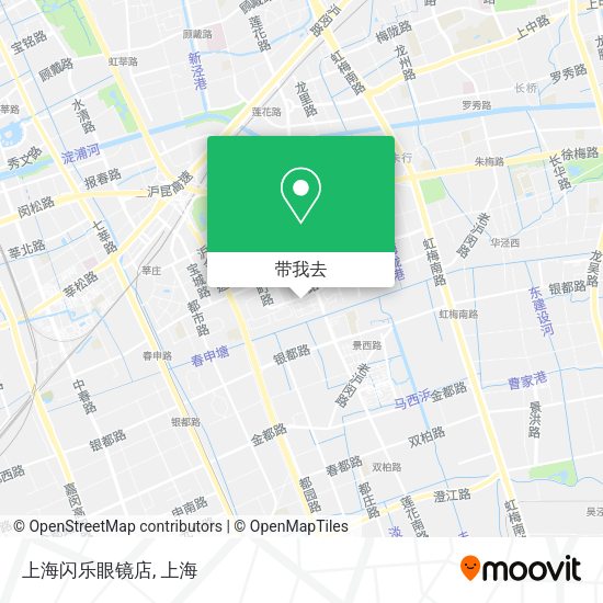 上海闪乐眼镜店地图