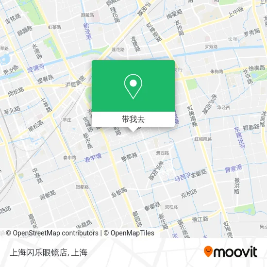上海闪乐眼镜店地图