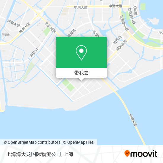 上海海天龙国际物流公司地图