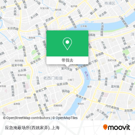 应急掩蔽场所(西姚家弄)地图