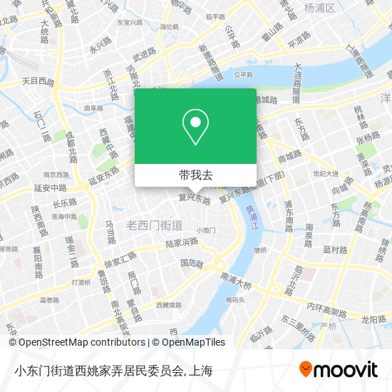 小东门街道西姚家弄居民委员会地图