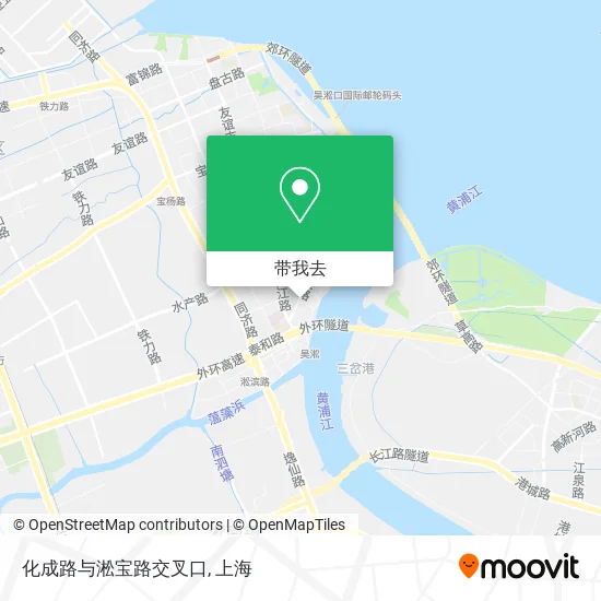 化成路与淞宝路交叉口地图