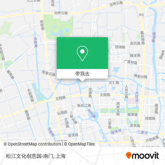 松江文化创意园-南门地图